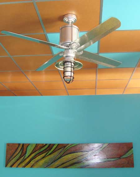 Galvanized Machine Age Ceiling Fan Galvanized Machine Age Ceiling Fan