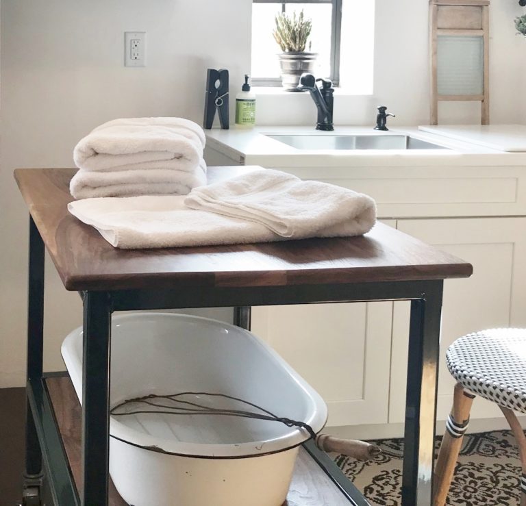 handcrafted kitchen island