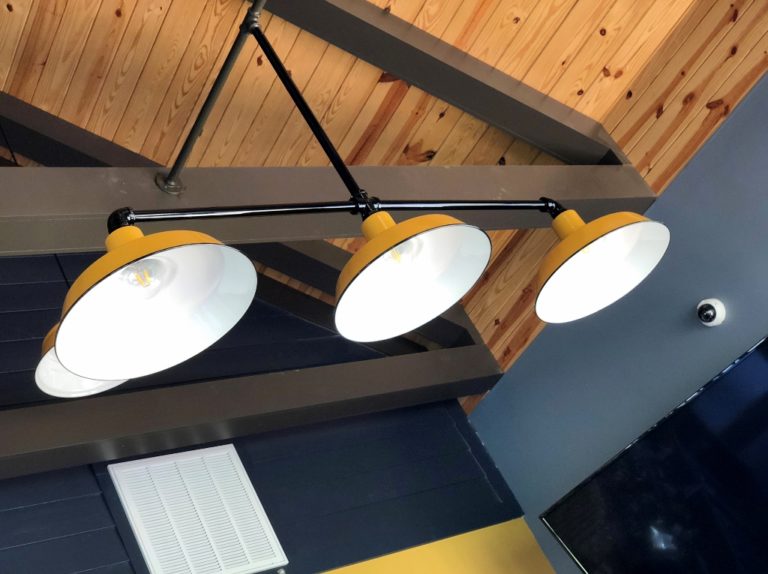 multi light porcelain pendant