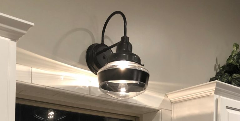 schoolhouse wall sconce