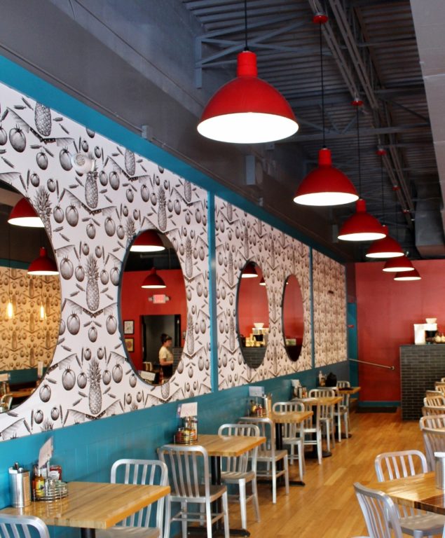 pendant lighting restaurant