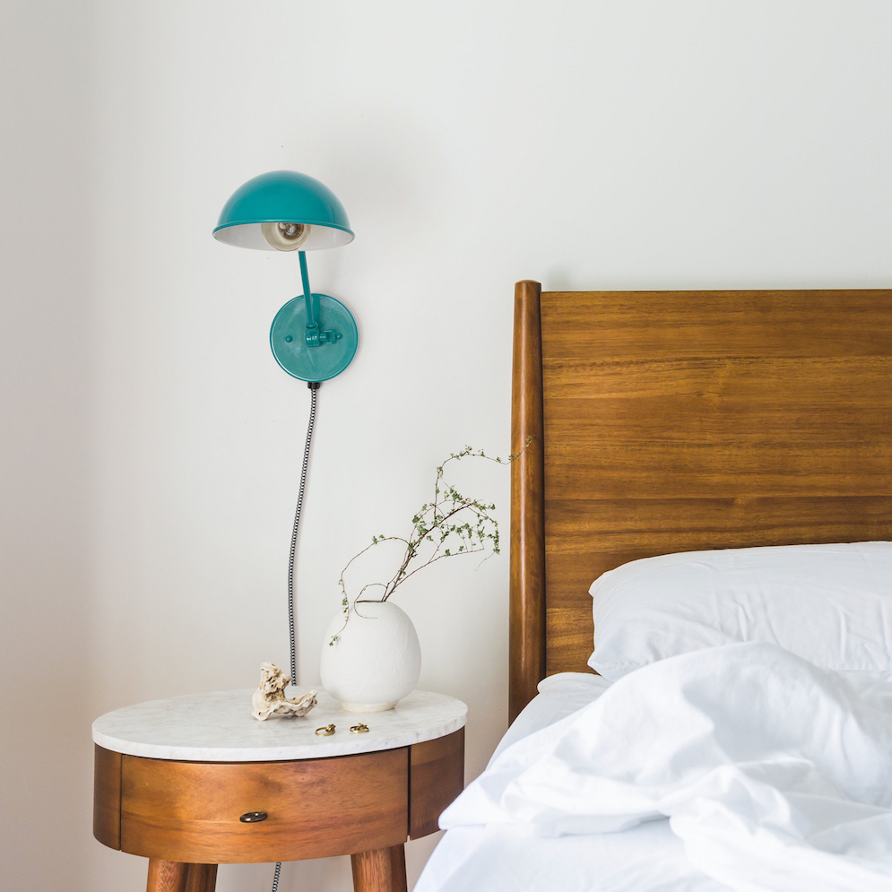 Parabolic Plug-In Wall Sconce