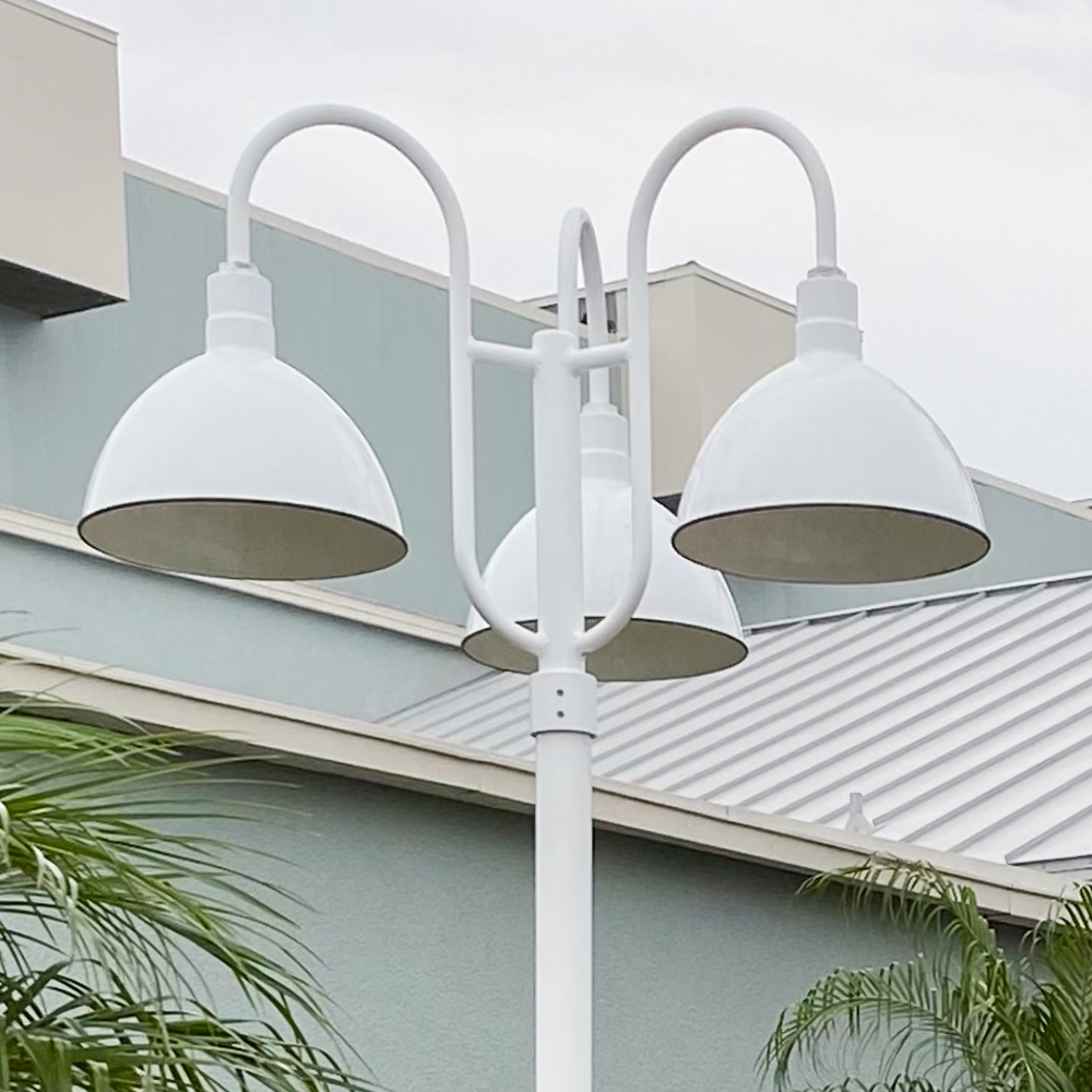 Wilcox Triple Post Mount Light