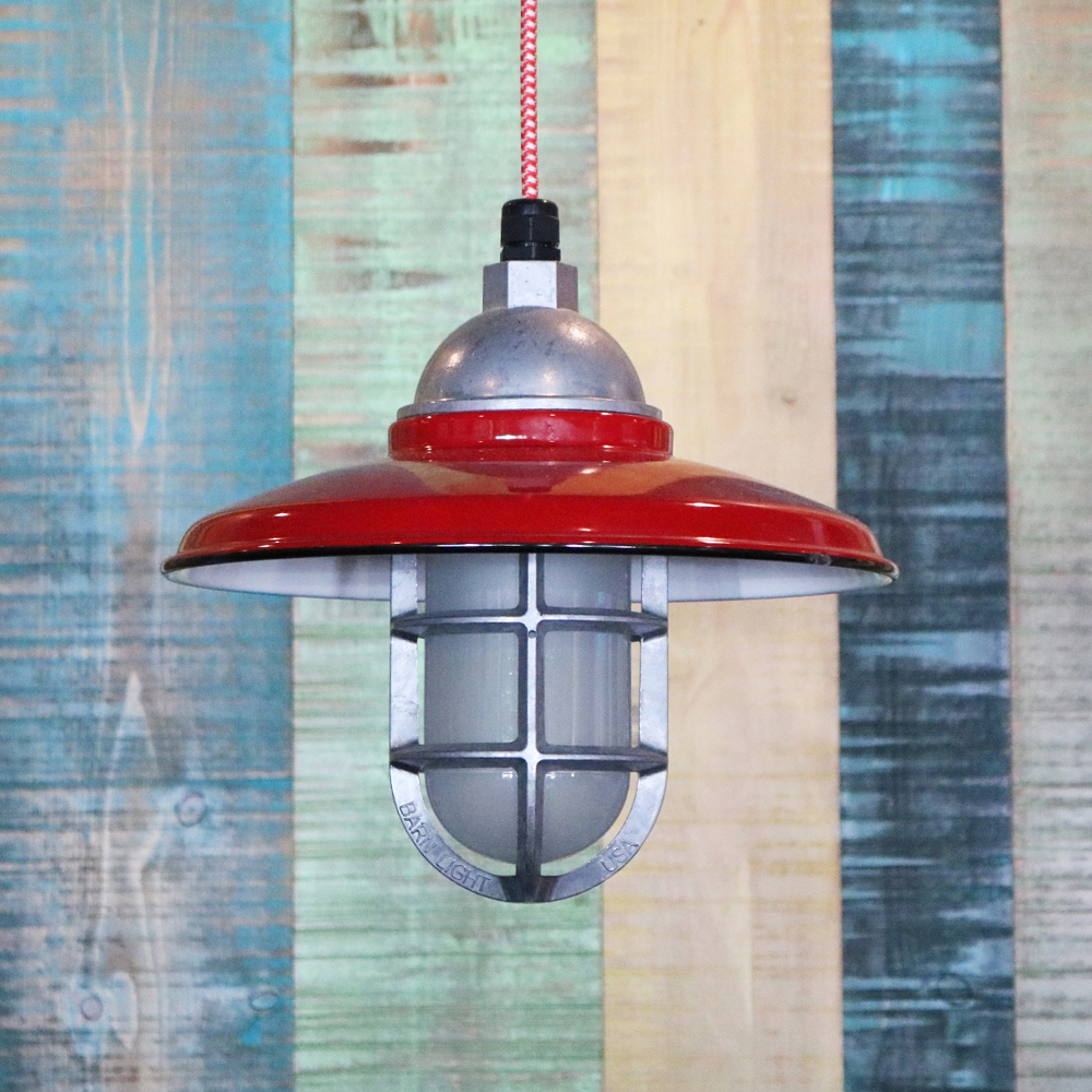 Bridgeport Vintage Industrial Cord Pendant Light
