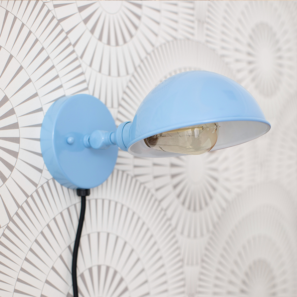 Parabolic Plug-In Wall Sconce