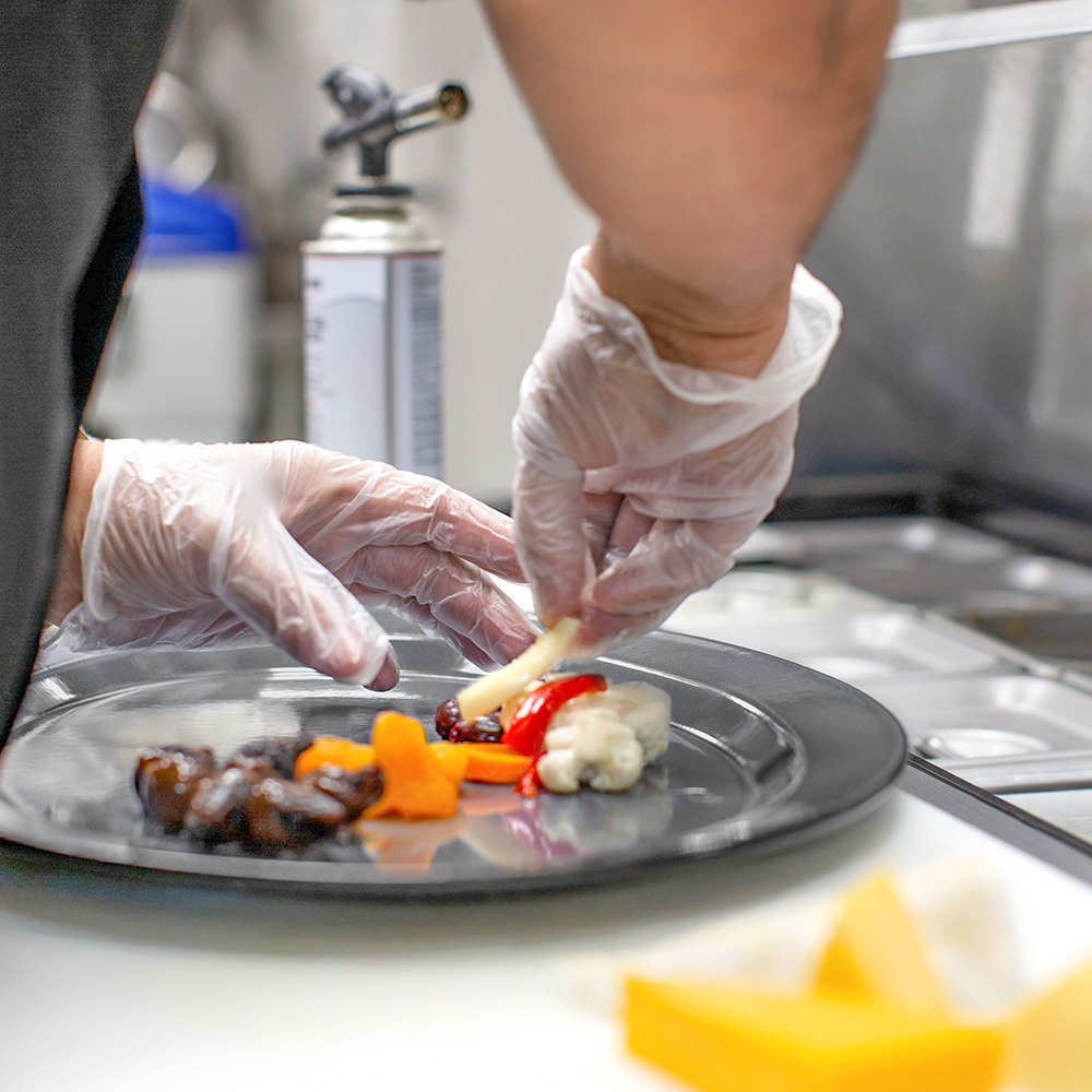 Round Enamelware Platter
