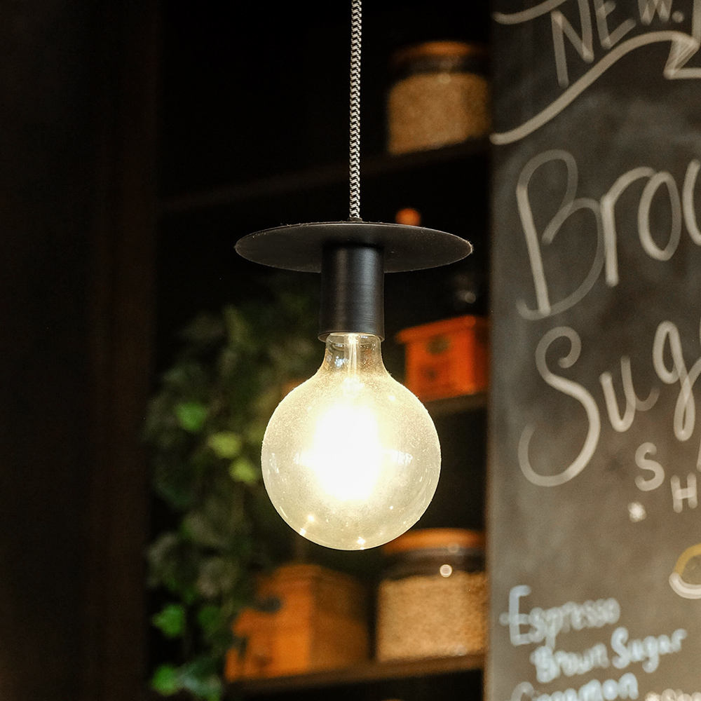 Downtown Minimalist Cord Pendant Light