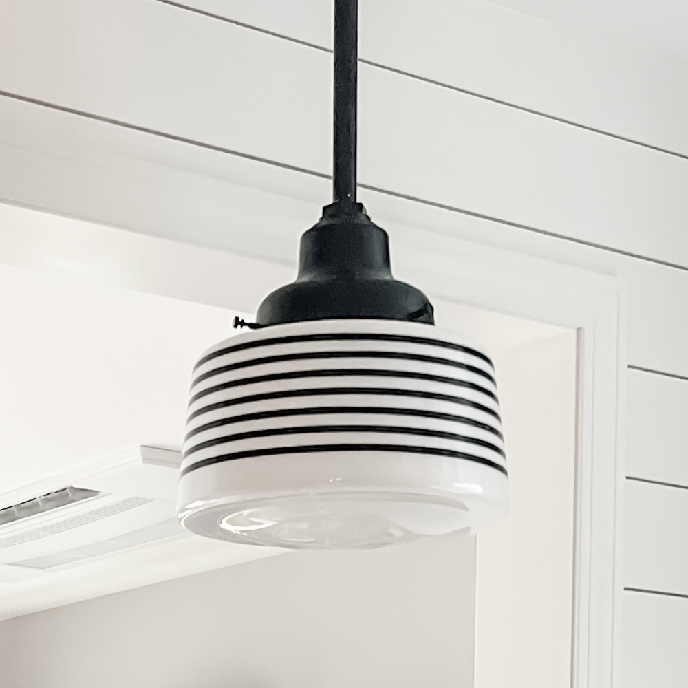 Drum Schoolhouse Stem Pendant Light