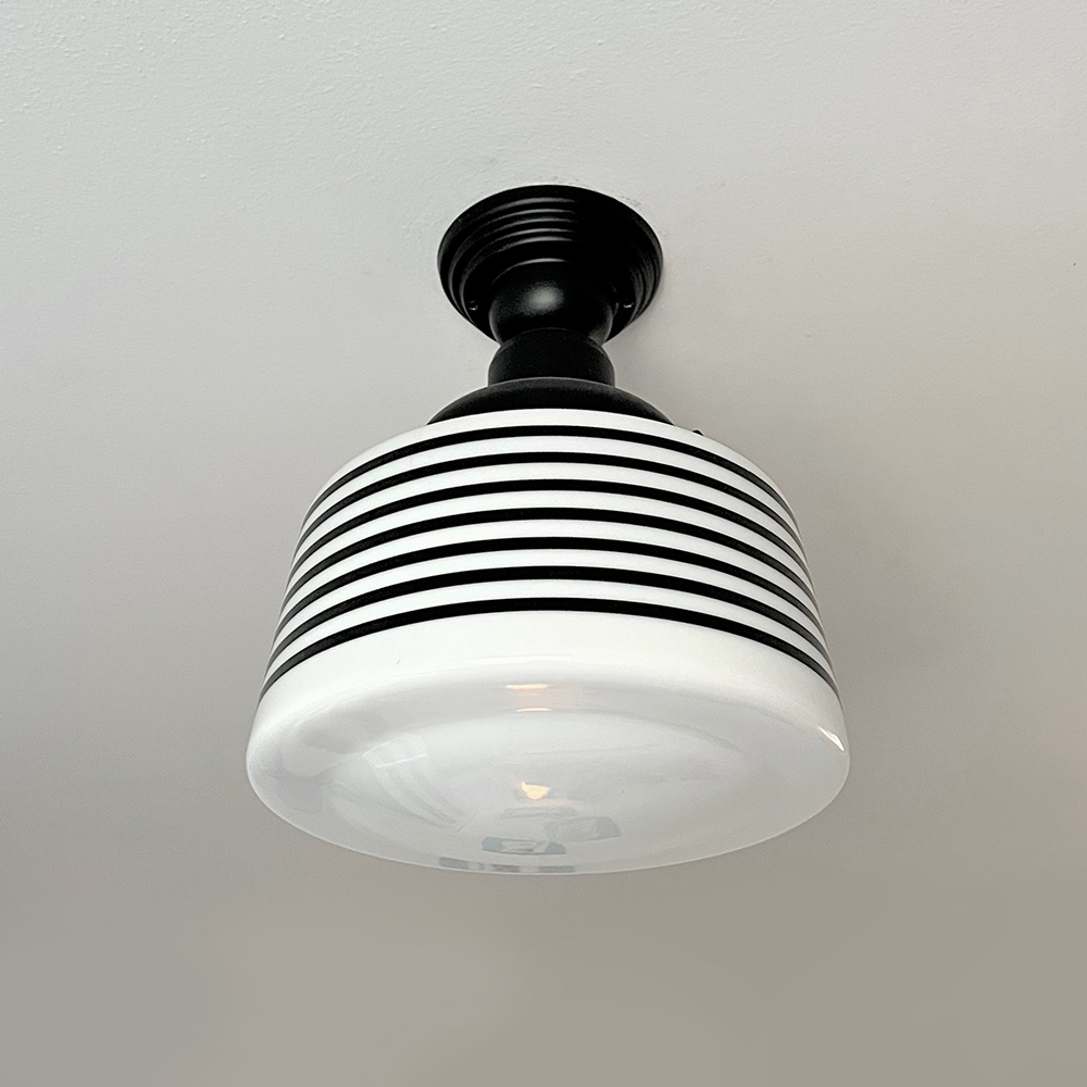 Drum Schoolhouse Semi-Flush Mount Light