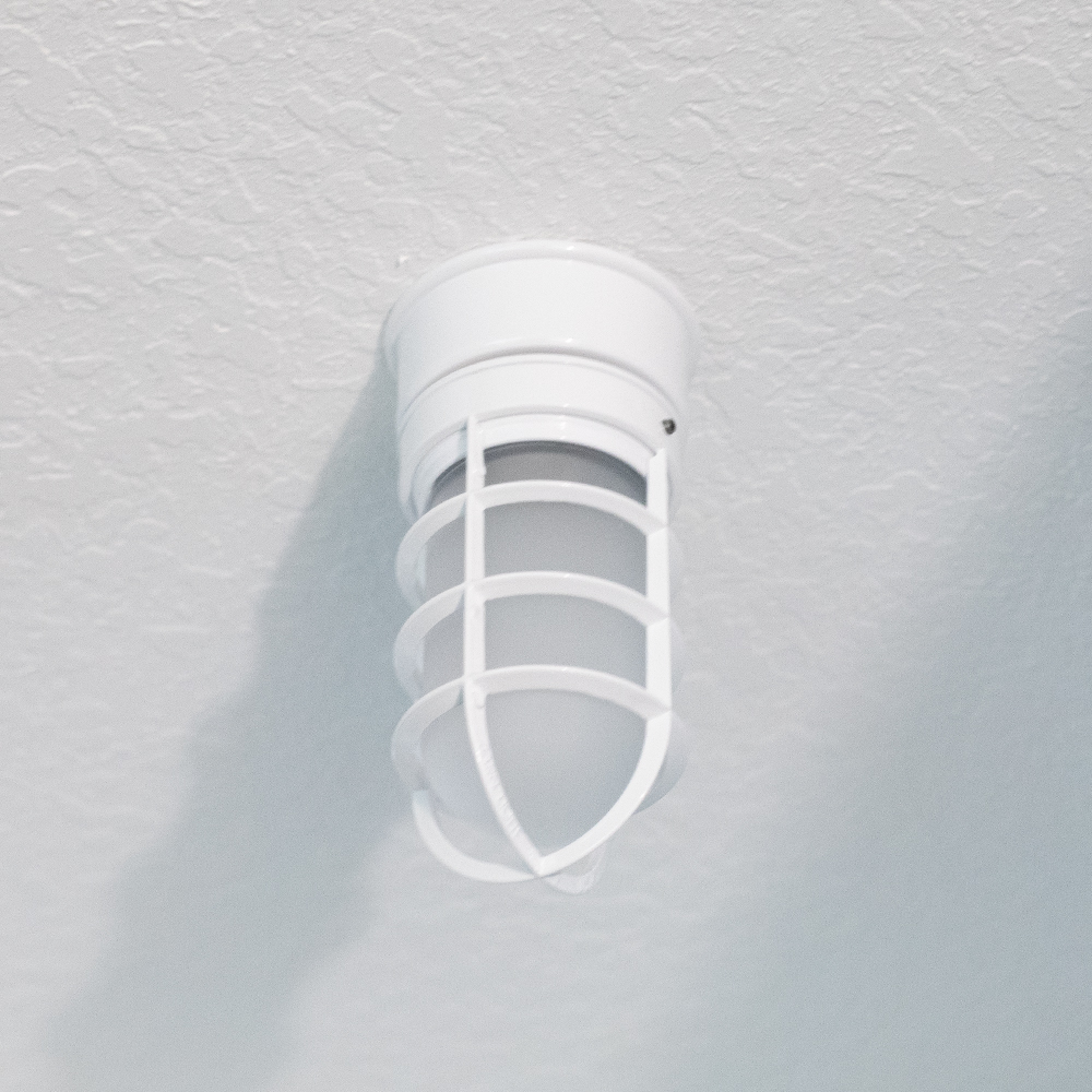 Flush Mount Guard Sconce