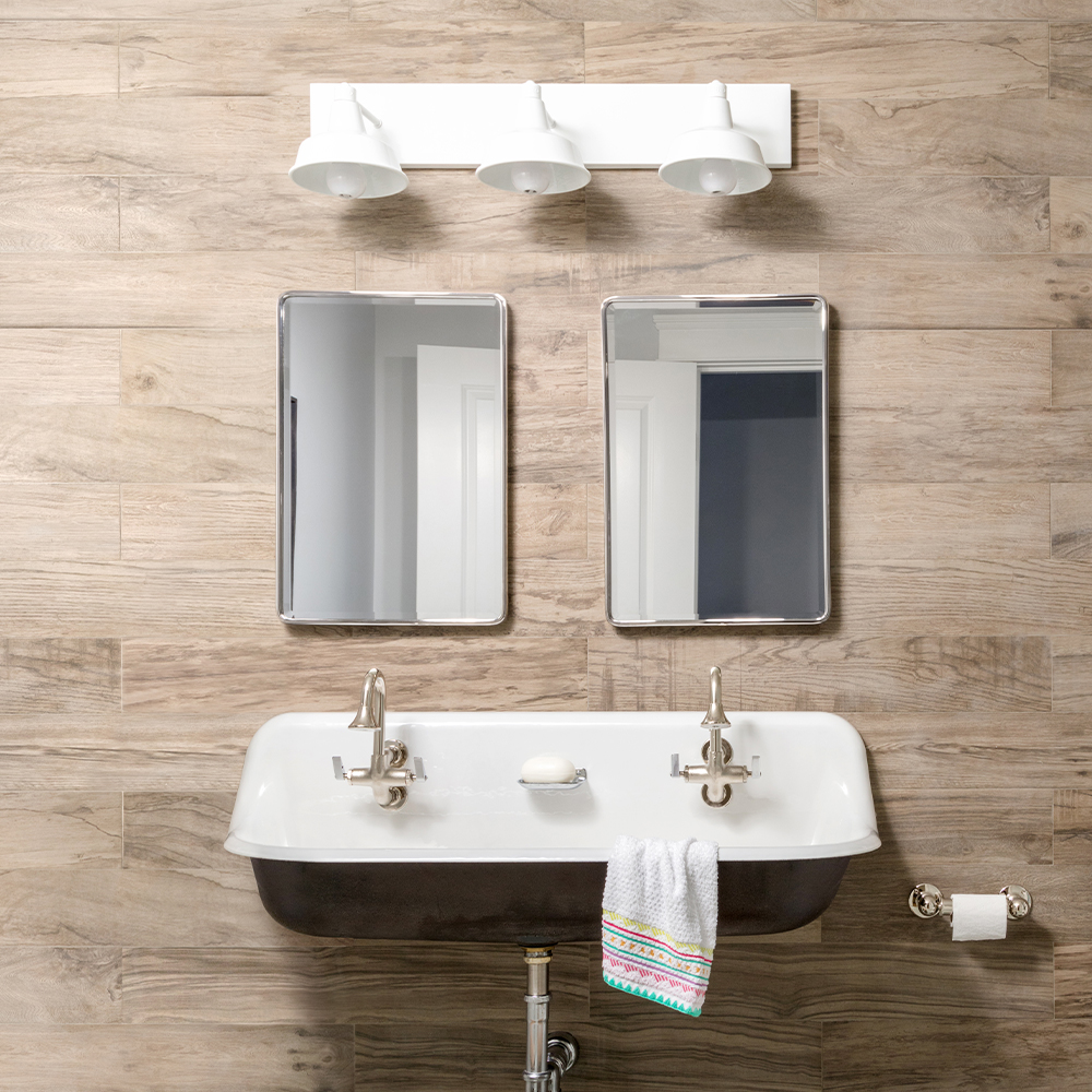 Austin Triple Straight Arm Vanity Light