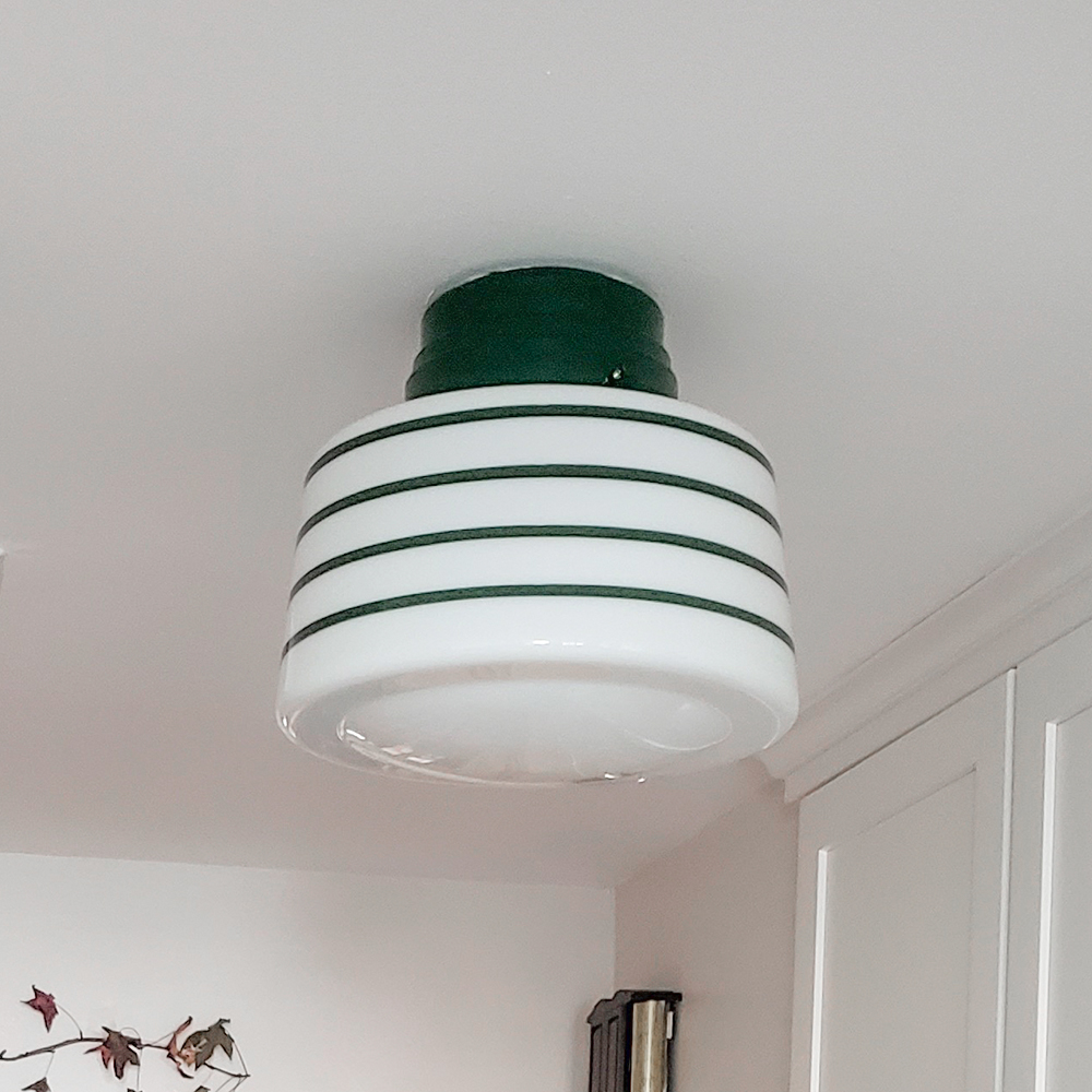 Drum Schoolhouse Flush Mount Light