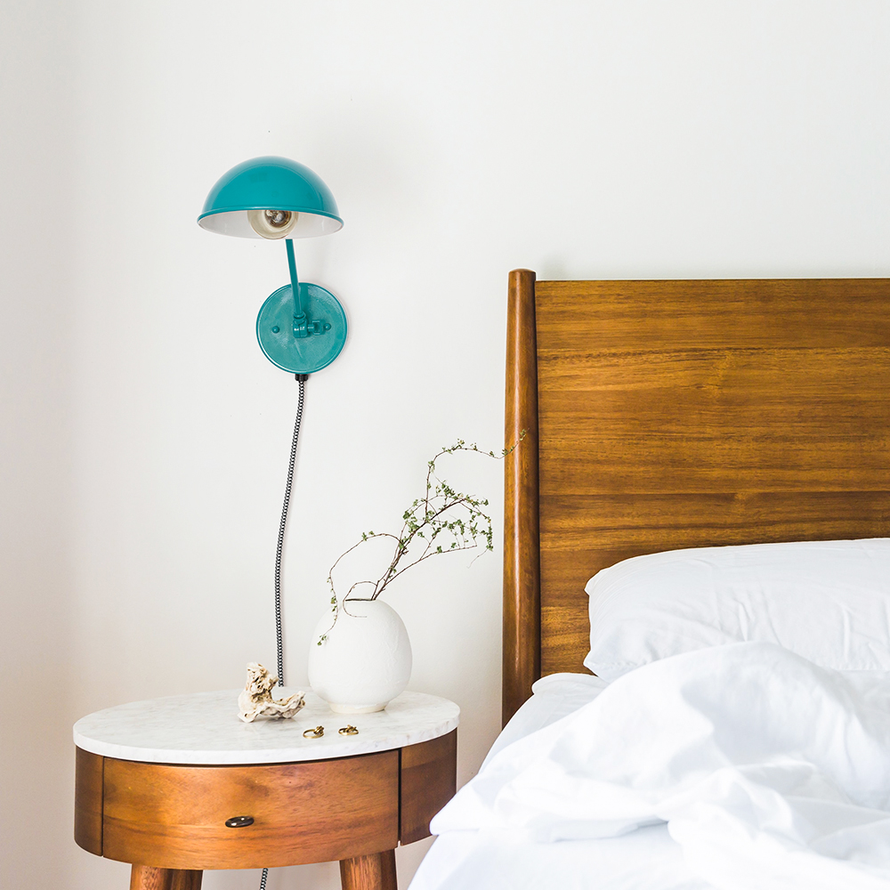 Parabolic Plug-In Wall Sconce