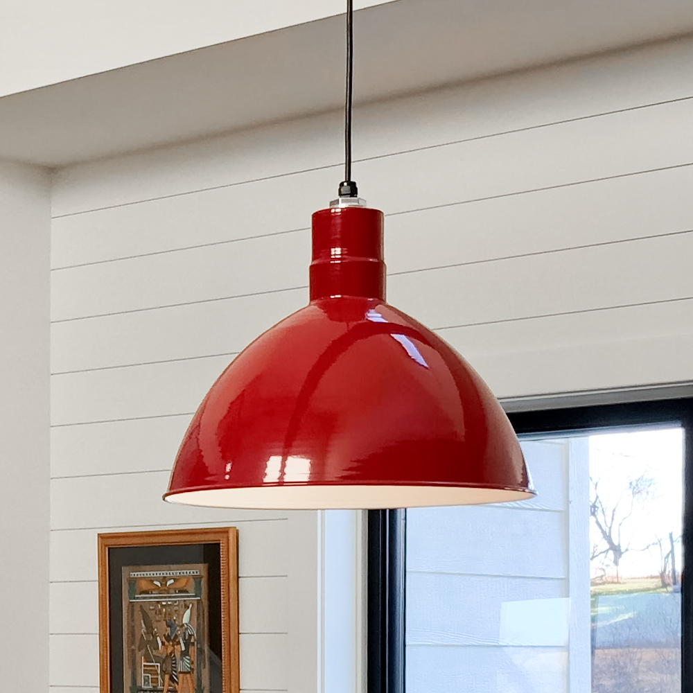 Wilcox Deep Bowl Cord Pendant Light