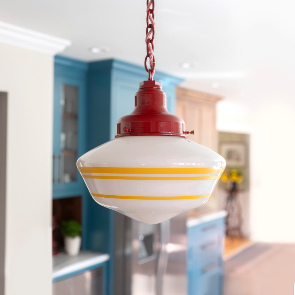 Primary Schoolhouse Chain Pendant Light