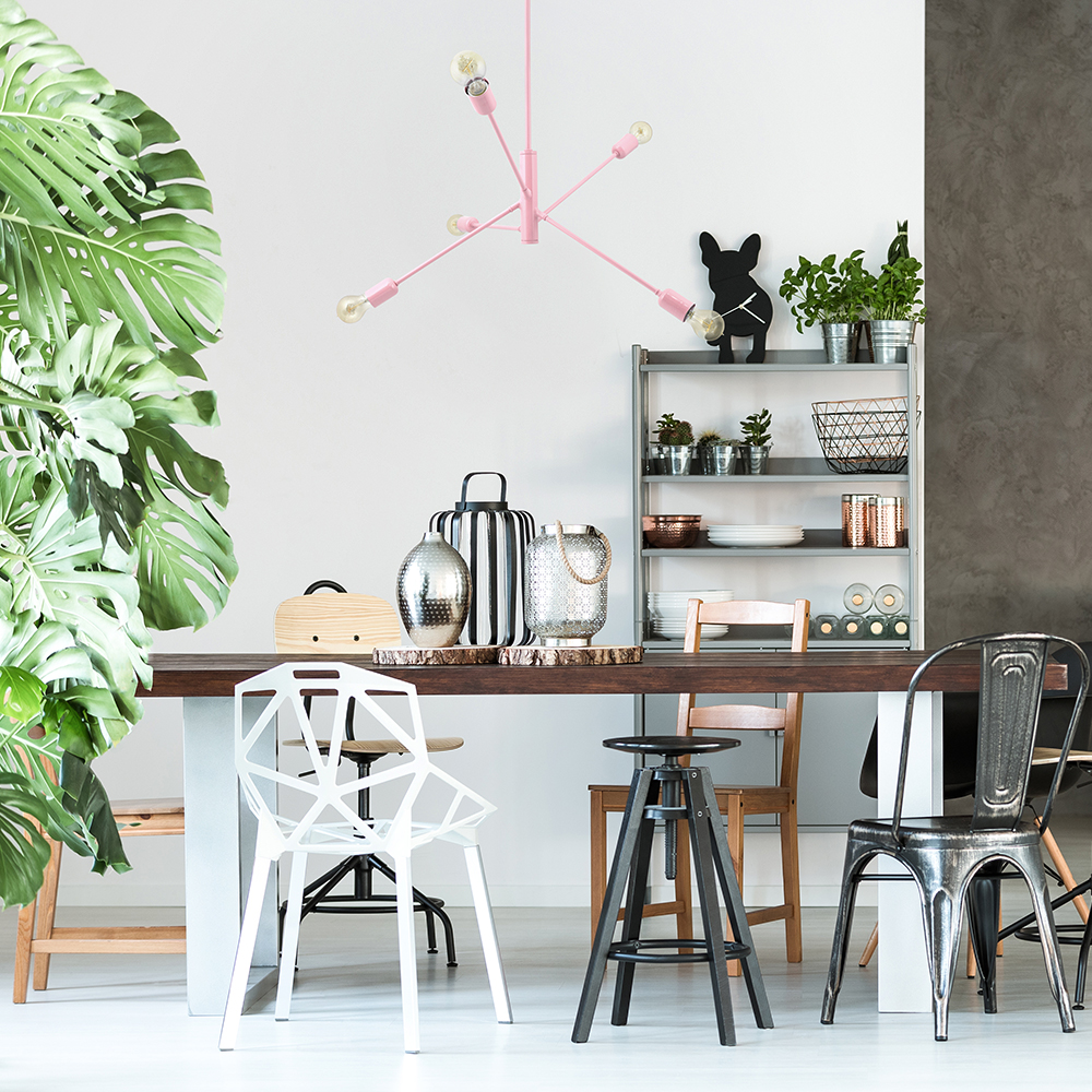 Downtown Minimalist 5-Light Chandelier