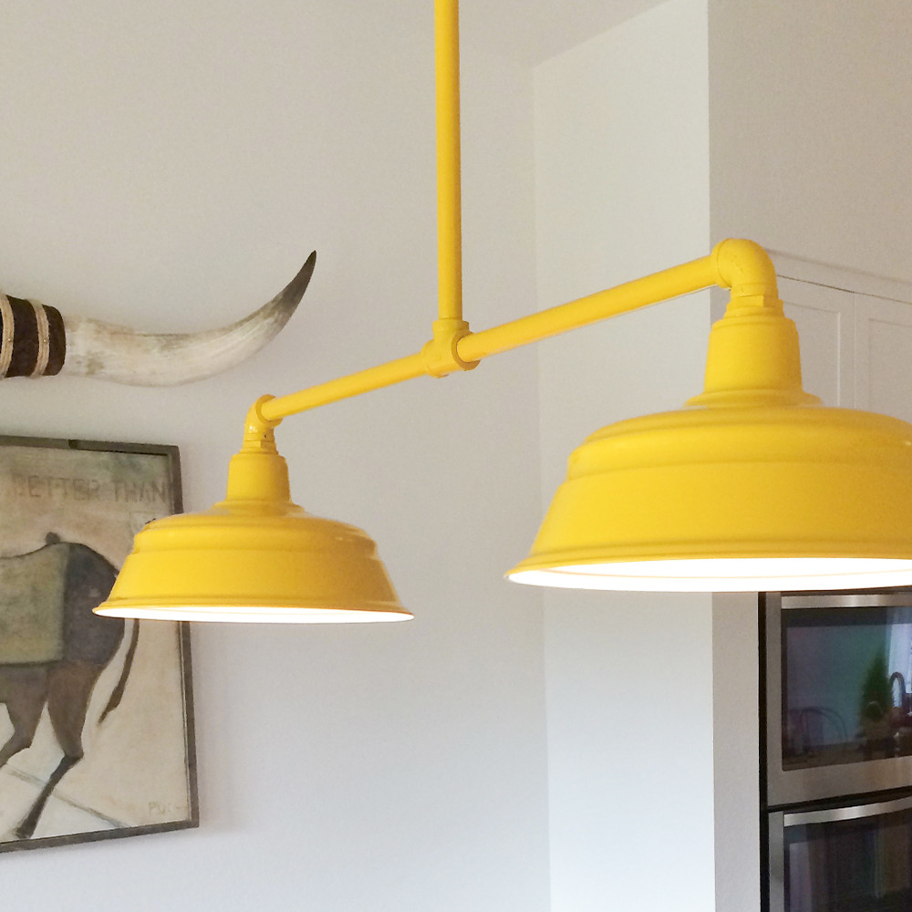 Bomber 2-Light Stem Pendant