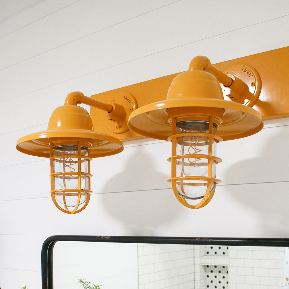 Industrial Guard Double Vanity Light