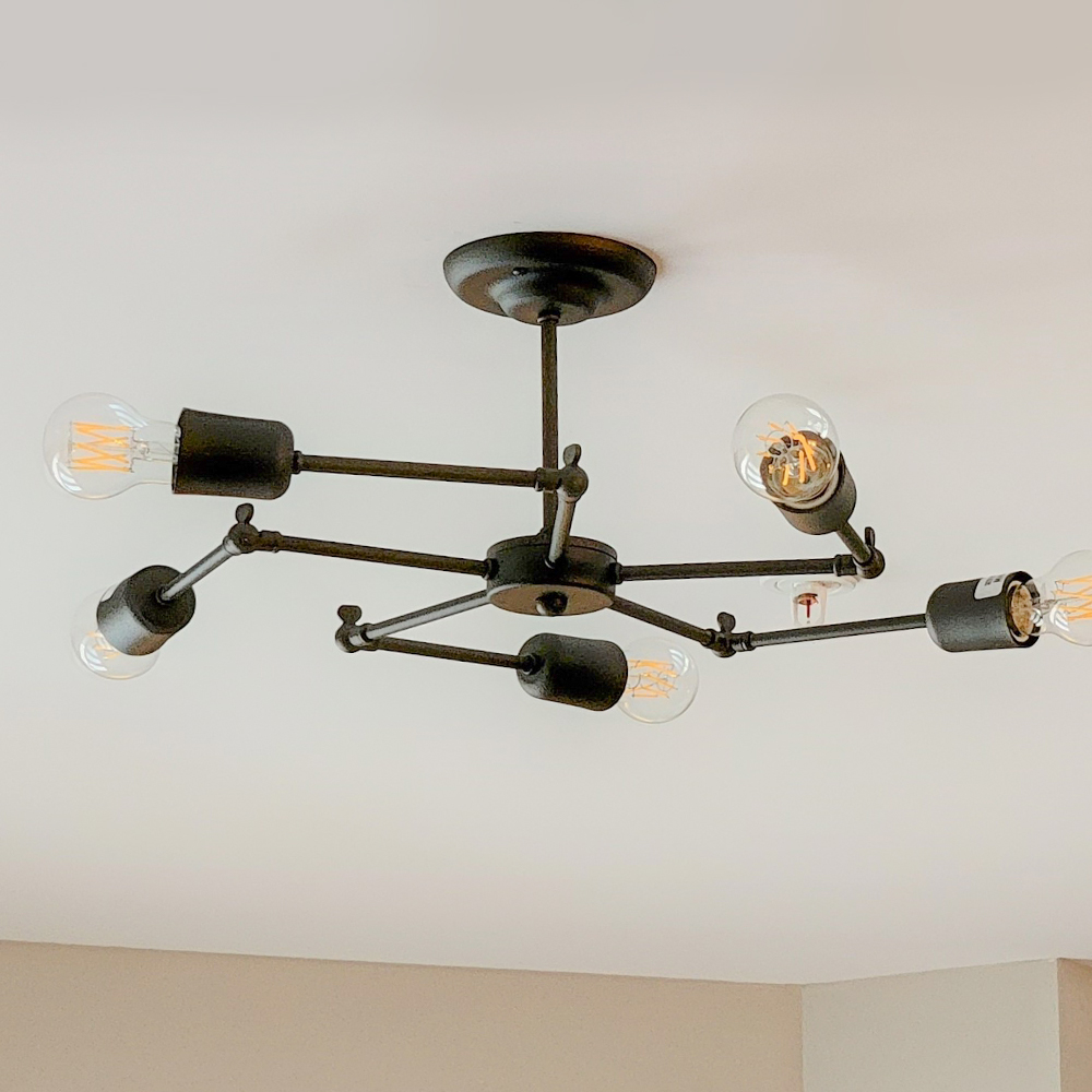 Ellis Adjustable Arm Chandelier 