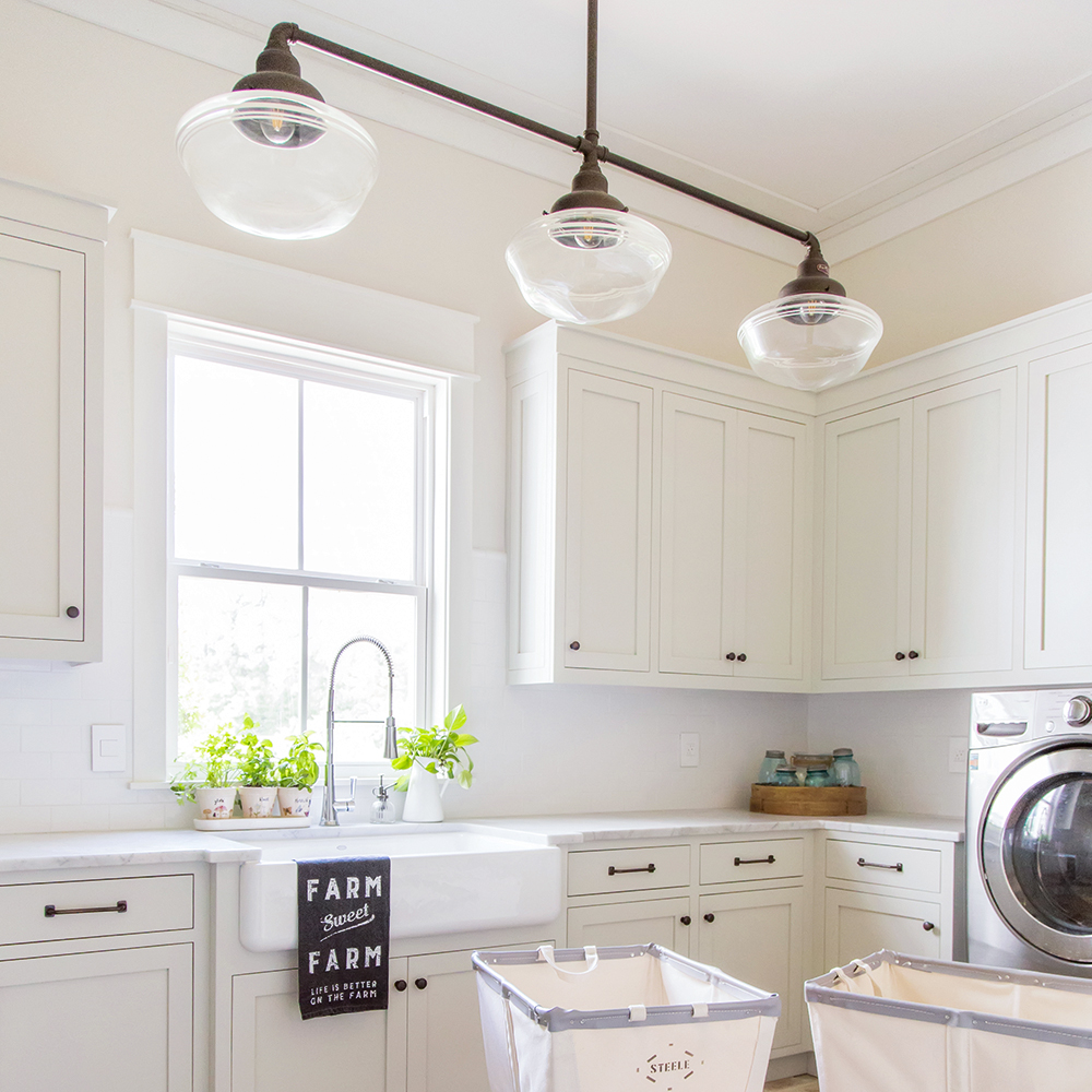 Primary Schoolhouse 3-Light Chandelier