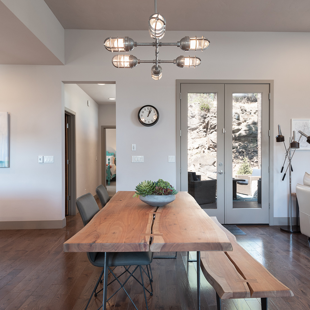 Factory Overhead 6-Light Chandelier