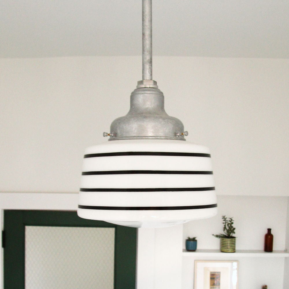 Drum Schoolhouse Stem Pendant Light