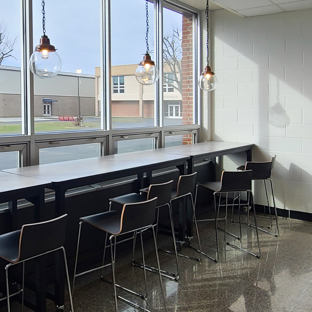 Round Schoolhouse Chain Pendant Light