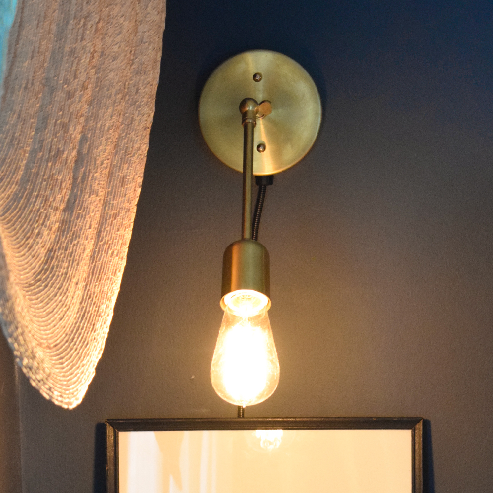 Downtown Minimalist Adjustable Wall Sconce
