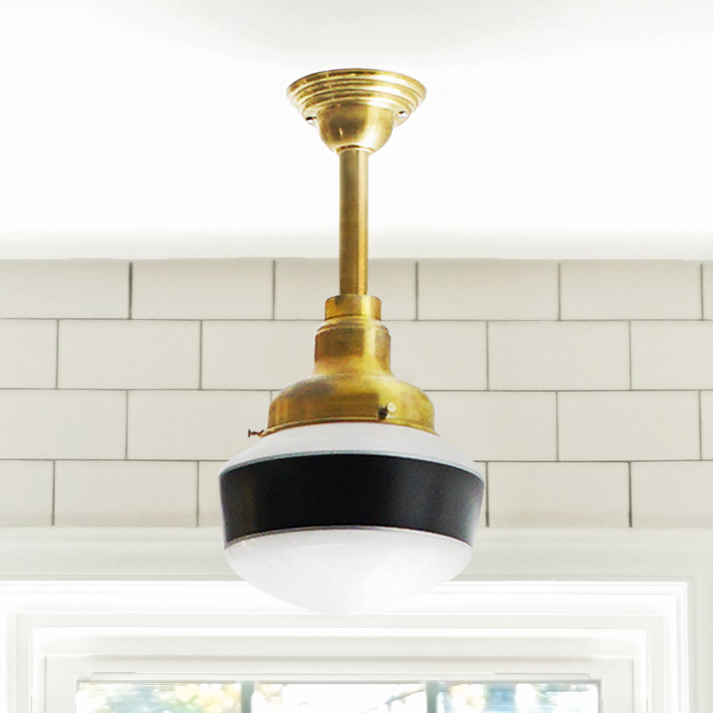 Primary Schoolhouse Stem Pendant Light