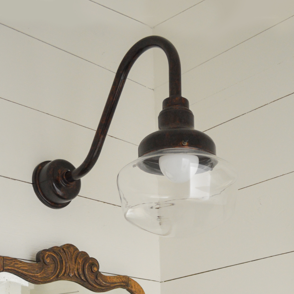 Primary Schoolhouse Gooseneck Light