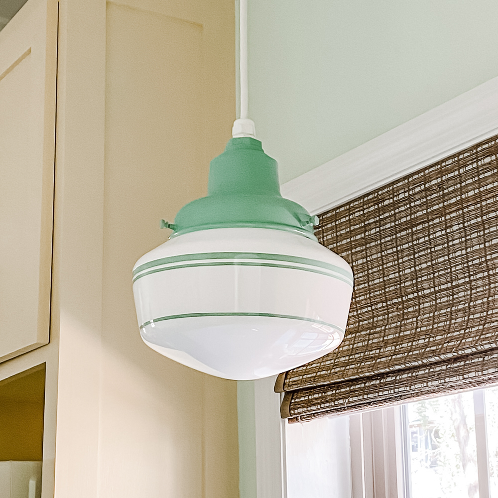 Primary Schoolhouse Cord Pendant Light
