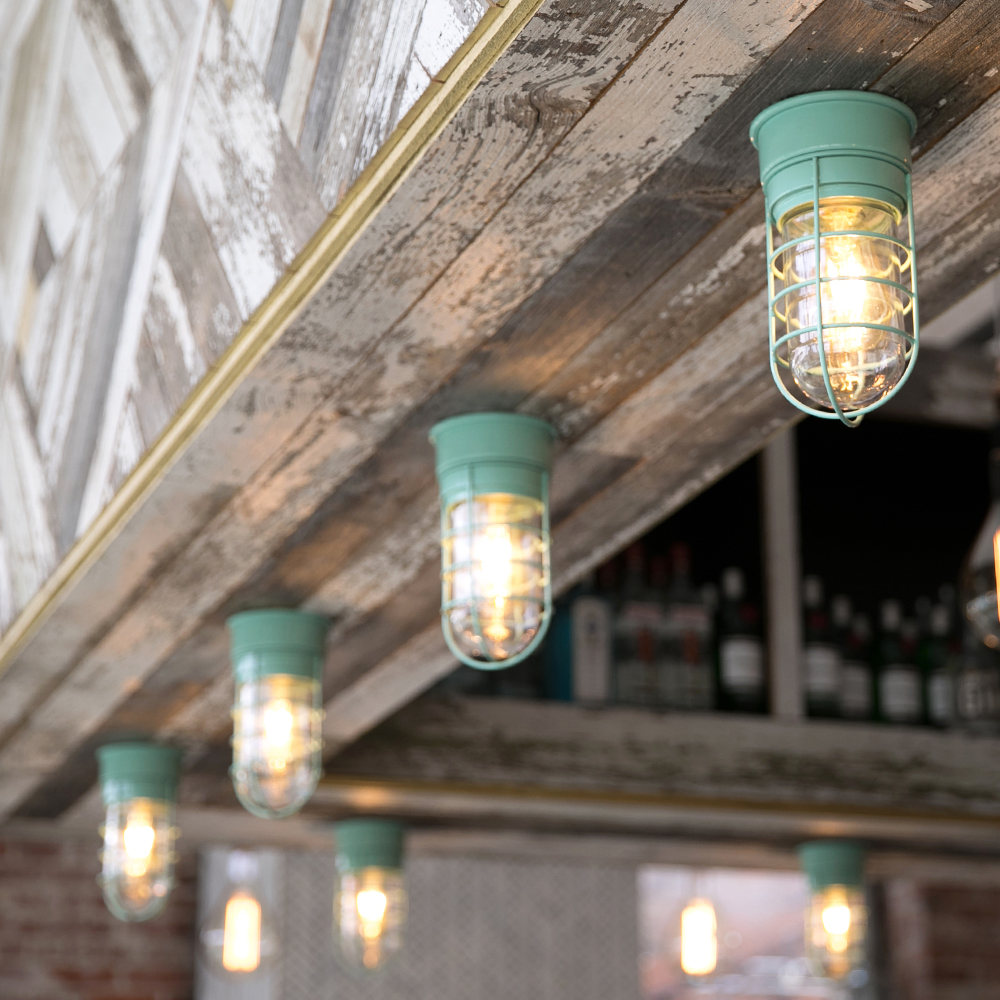 Flush Mount Guard Sconce