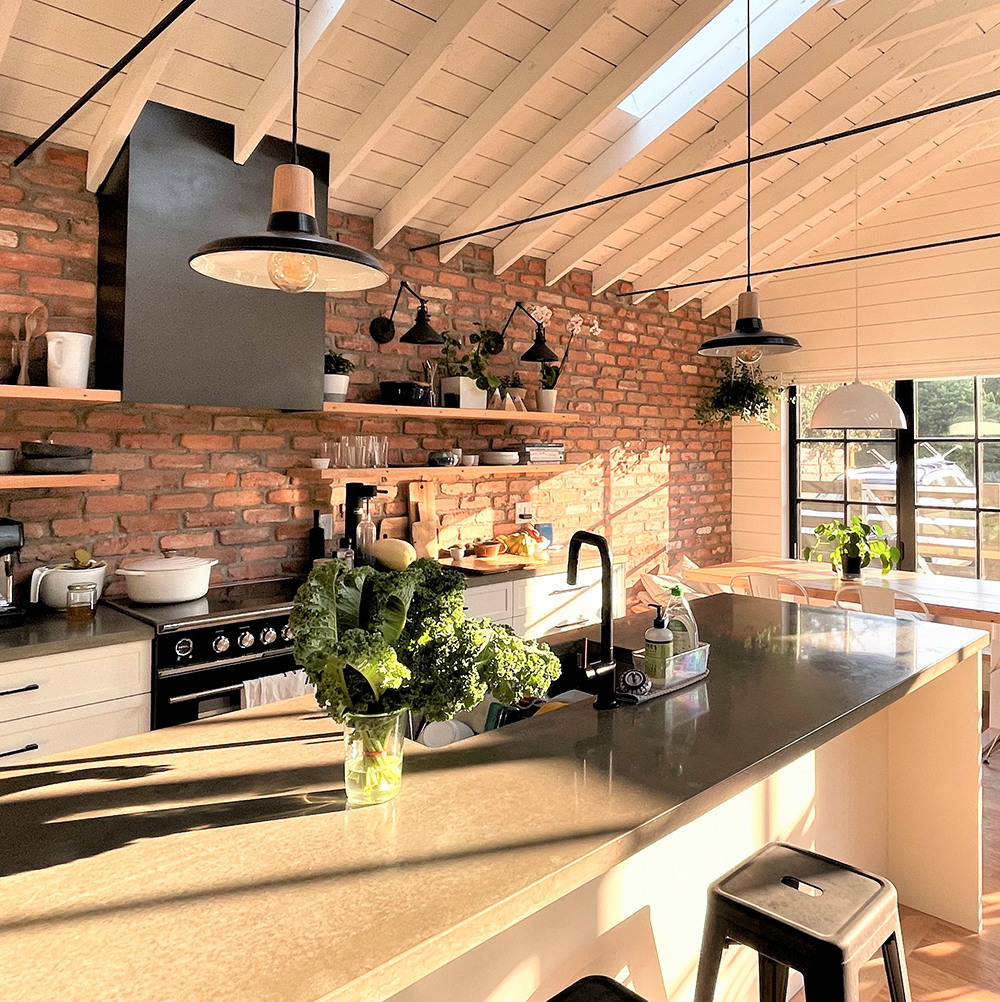 Marathon Wooden Top Cord Pendant Light