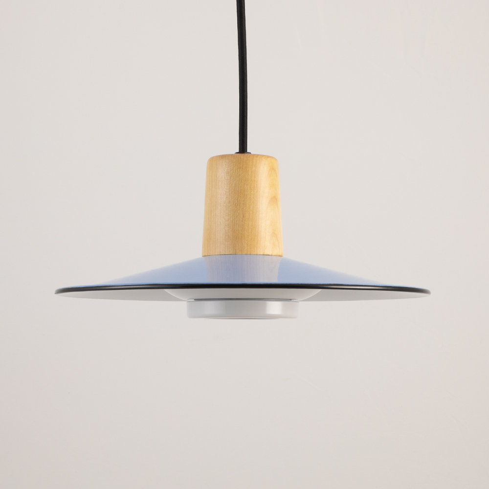 Conoco LED Wooden Top Cord Pendant Light