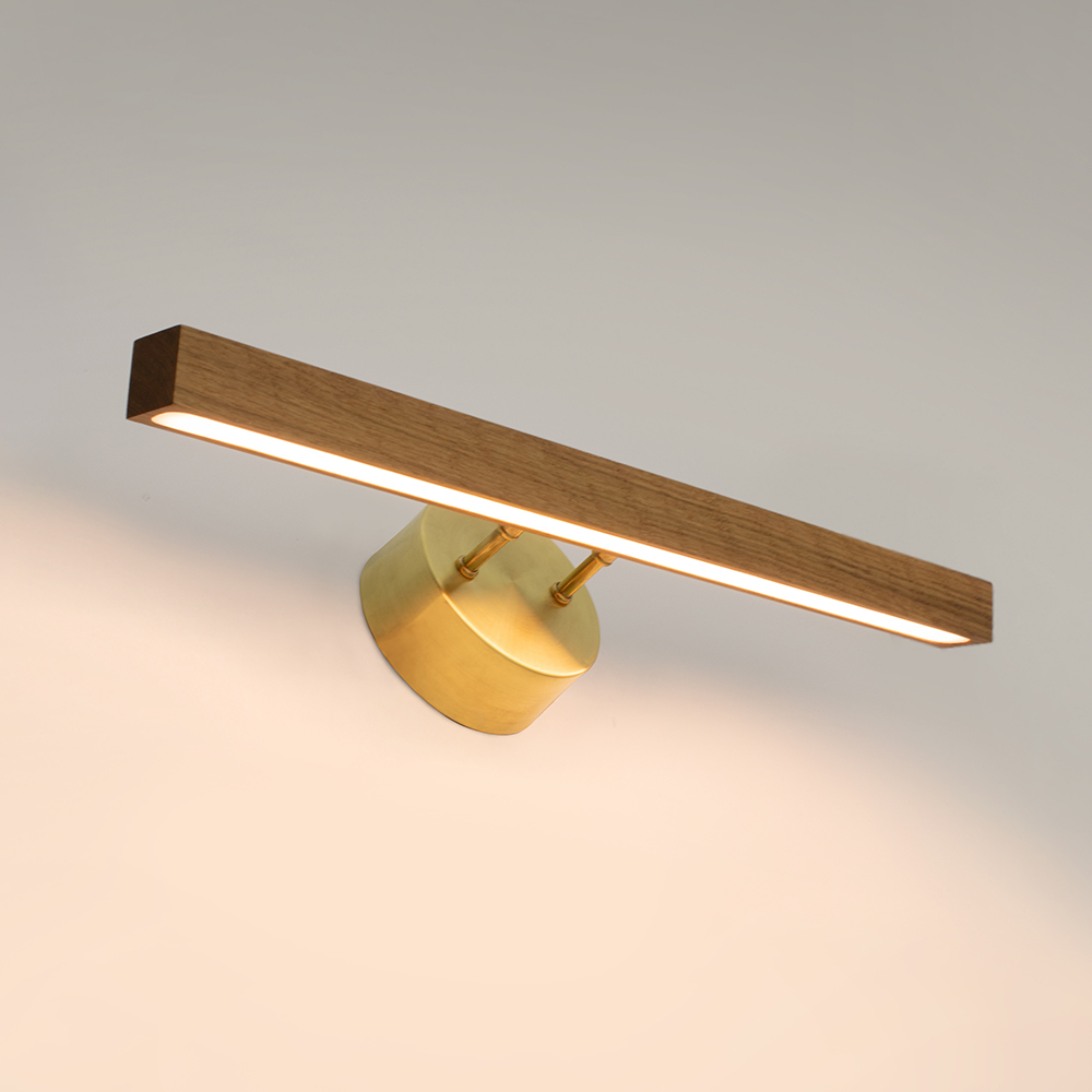 Suora LED Linear Wooden Adjustable Sconce