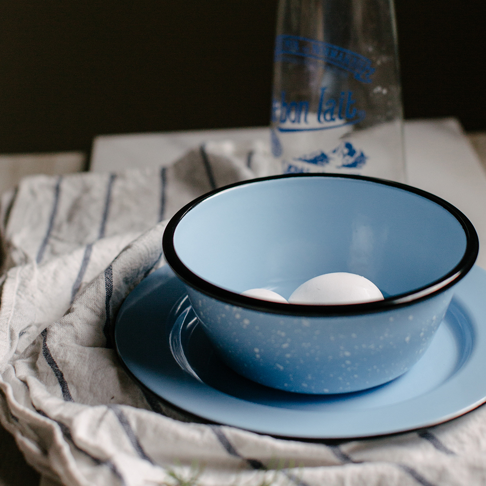 Set of 5 Enamelware Nesting Bowls