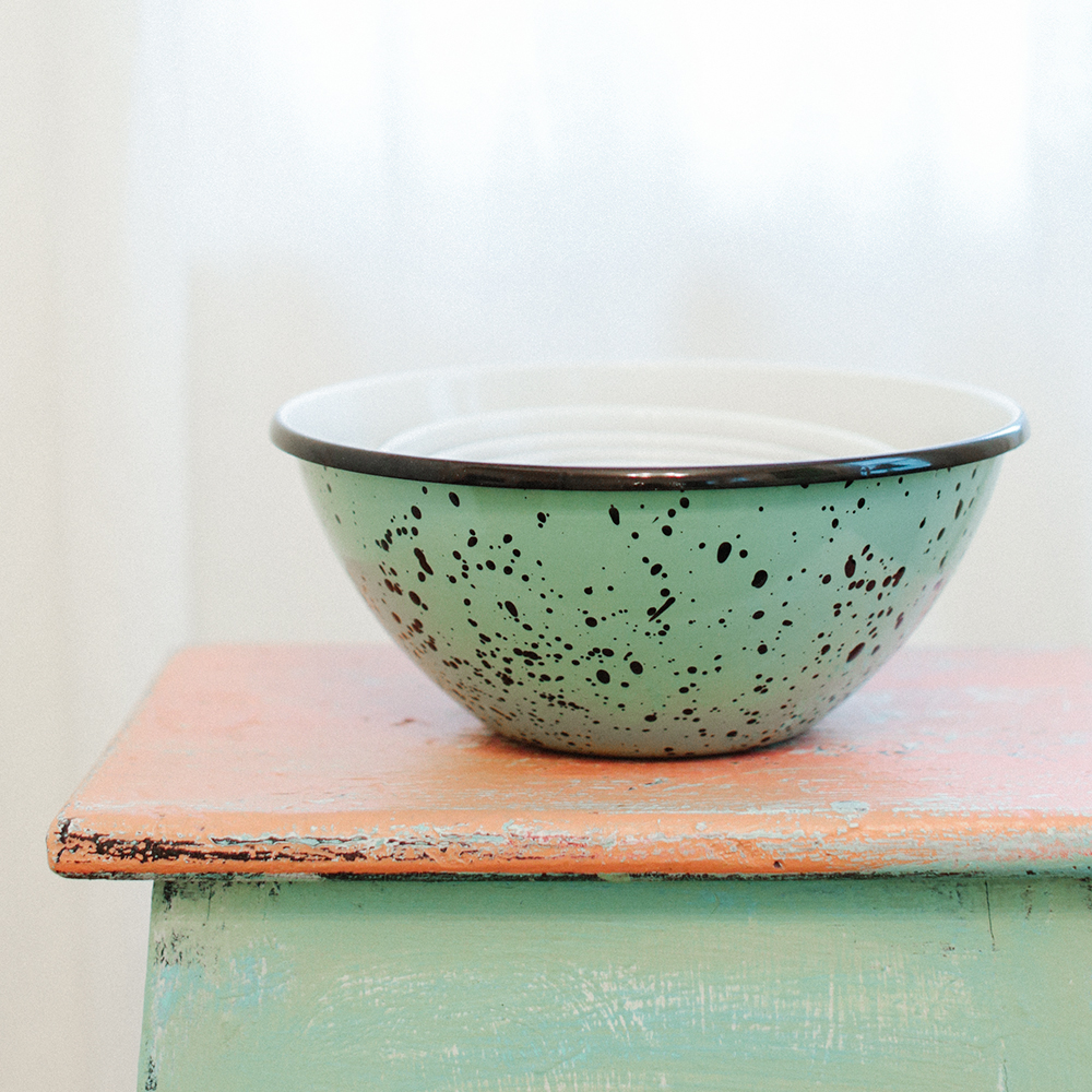 Set of 5 Enamelware Nesting Bowls