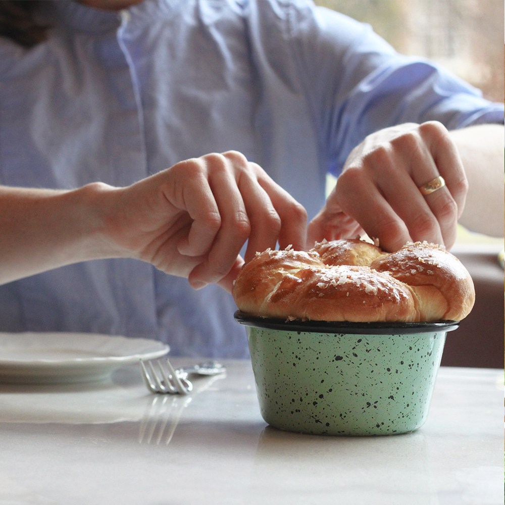 Set of 5 Enamelware Nesting Bowls