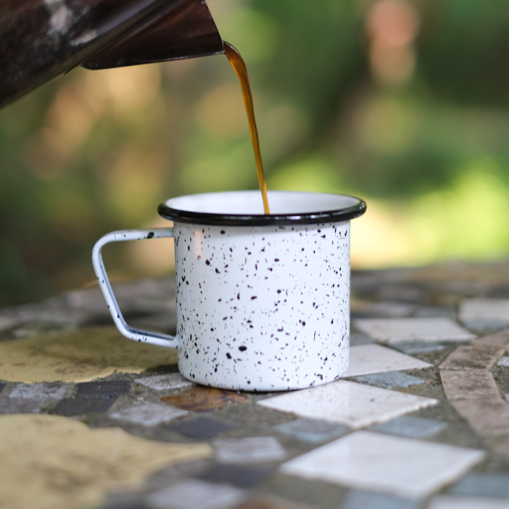 Enamelware Coffee Mug - 8oz