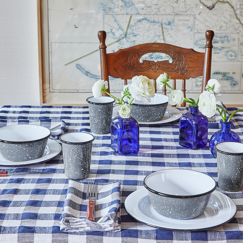 12-Piece Enamel Breakfast Set