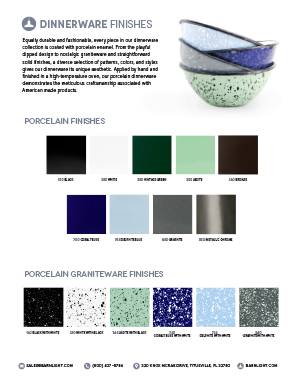 Dinnerware Finishes