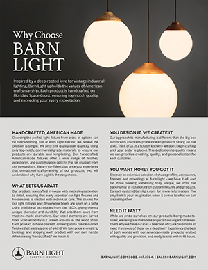 Why Choose Barn Light