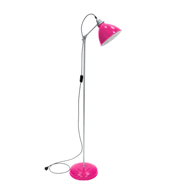 Gladstone Floor Lamp Barn Light Electric, Hot Pink Floor Lamp