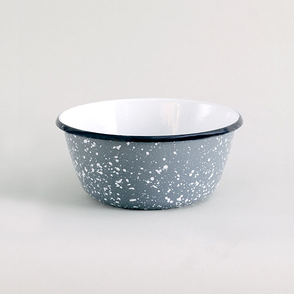 Graphite Hand Painted Bowl