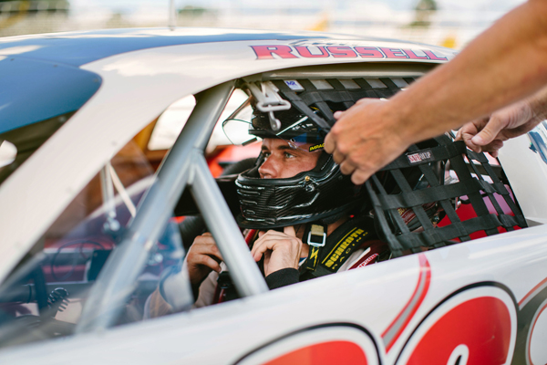 Tim Russell Racing at New Symerna Speedway | Barn Light Electric Sponsorship