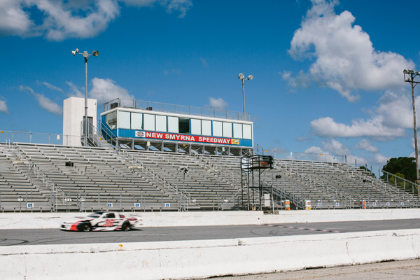 Driver Tim Russell on New Symerna Speedway Tracks