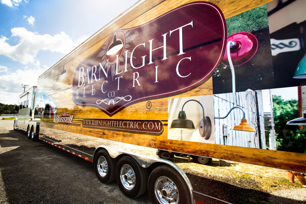 Barn Light Electric Trailer for Tim Russell Racing
