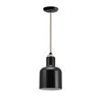 Chateau Pendant Light, 100-Black, CSBG-Black & Gold Cloth Cord Chateau Pendant Light, 100-Black, CSBG-Black & Gold Cloth Cord