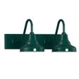 10" Union Gooseneck Double Vanity Light, 300-Dark Green 10" Union Gooseneck Double Vanity Light, 300-Dark Green