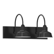 8" Austin 2-Light Vanity Sconce, 100-Black 8" Austin 2-Light Vanity Sconce, 100-Black